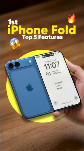 iPhone Fold First Look ⚡ Specs & Price? #shorts #smartphone #iphone #foldphone #specifications