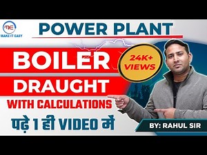 Power Plant Engineering | Boiler (Draught and Calculations ) | SSC JE And all Other Exams