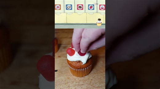 We Bare Bears cupcake ATM version 58: Halloween with color! #shorts