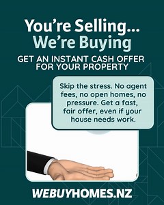 Need to sell your house fast? We’ll buy it — any condition, any reason. 💸 Cash offer in 48 hours. No agents. No stress. No waiting. 👉 Selling made simple with webuyhomes.nz | We Buy Homes