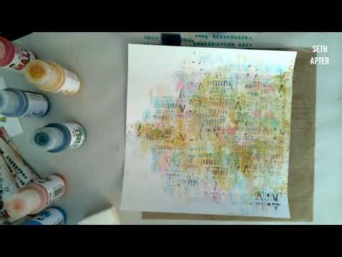 Building Transparent Mixed Media Backgrounds