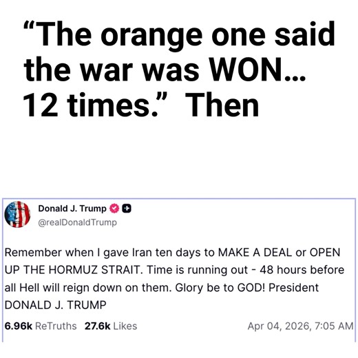 🟠 The orange one said the war was WON… 12 times. 🔥 And today? All Hell reigns down on Iran. Over the past week, he’s claimed victory 10–12 times. Which is it — over, or just getting started? 📈 Every time he says it’s ending… markets go UP. Usually on a Friday or after the markets close. 💥 Then he makes threats — stocks drop, oil spikes! ⚔️ 12 “victories.” 🌍 1 ongoing war. 📊 Markets swing every time. 🧠 Dementia… or Market Manipulation? 💬 Share your thoughts below! #manipulation #stock #co