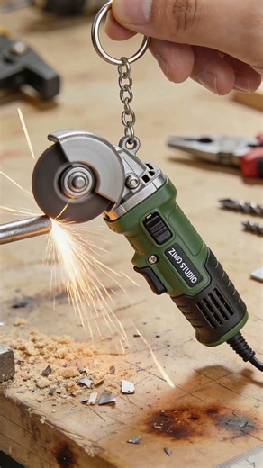 Tiny Angle Grinder vs Metal 🔥 World’s Smallest Cutting Tool? | Satisfying Macro #homerenovation