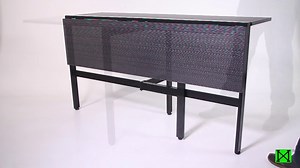 Watch Matrix Tokyo Rectangle Folding Dining Table, Espresso on Amazon Live