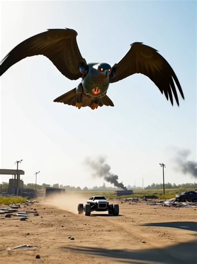 robotic eagle at iran military base 😱😱😱#eagle #iranarmy #trending #iranmilitary