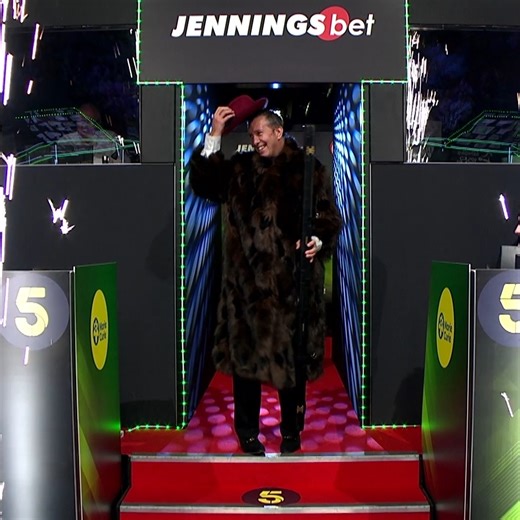 "WE'VE NEVER SEEN AN OUTFIT LIKE THAT" Dominic Dale makes a memorable entrance at the Crucible Theatre! 😂 Watch the action live on Channel 5 #SeniorsSnooker | World Seniors Snooker