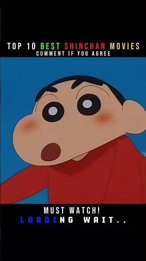 Top 10 Best Shinchan Movies To Watch When Bored! 🤩 | #shinchan #edit