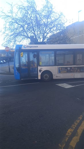 Stagecoach East Route 2 departing Queensgate Bus Station, Peterborough