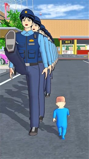 Di kenthutin sama si botak #sakuraschoolsimulator#shorts#sakura