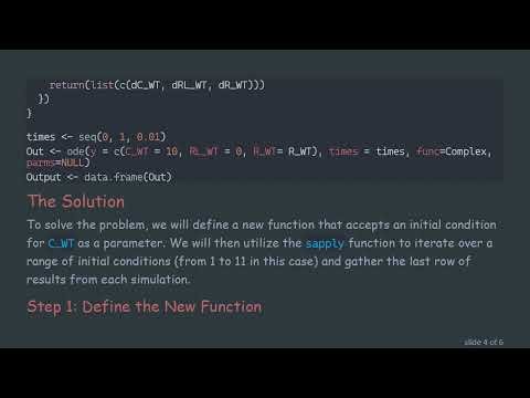 Solving ODEs with Different Initial Conditions
