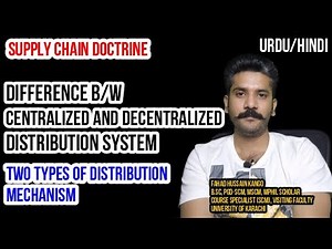 Difference Between Centralized And Decentralized Distribution System | Urdu-Hindi-SCM