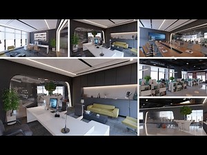 Modern Office Interior Design ( Modern Corporate Office Design )