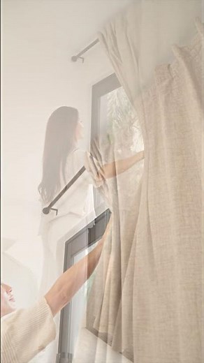 100% Blackout Linen Look Curtains | Custom-Made for Better Sleep & Privacy