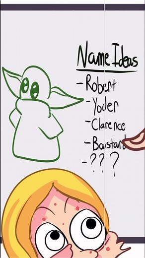 #babyoda is a suitable name fight me #starwars #themandalorian #animation #weird #fyp #justdancemoves #makeitred #art #notserious #disney #yoda #draw