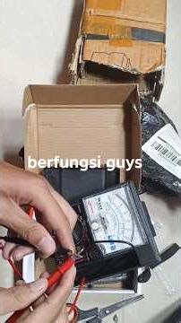 unboxing multimeter / multitester