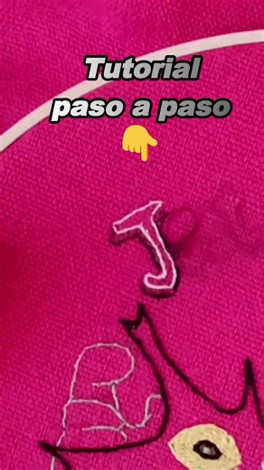 Efecto 3D Fácil! Bordados de letras | Puntada Satín (Satin stitch) #shorts #art #bordadoamano