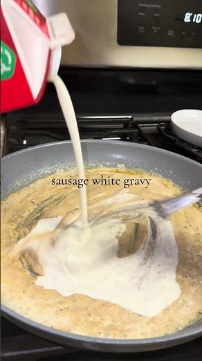 How To Make The Best Sausage Gravy From Scratch 😋 #recipevideo
