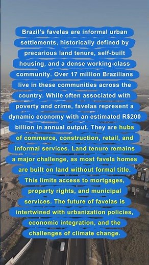 Brazil's Favelas: Beyond Poverty & Crime