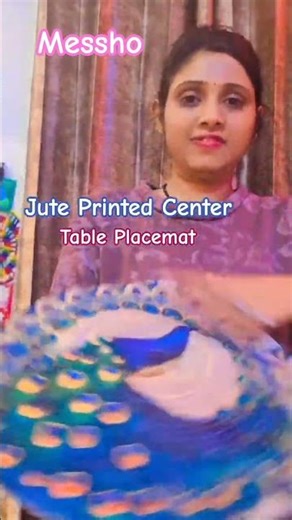 Jute Table Placemat#1million #meeshoonlineshopping #onlineshopping #unboxing #1k #1kviews
