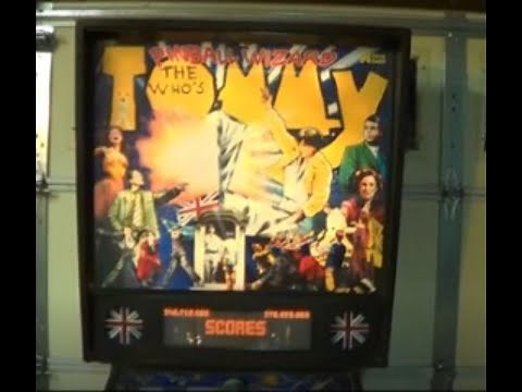 THE WHO'S TOMMY PINBALL WIZARD PINBALL MACHINE - BY DATA EAST 1994