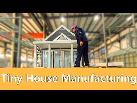 How a Tiny House Is Built in 30 Days | Prefab Light Steel Frame by DEEPBLUE SMARTHOUSE