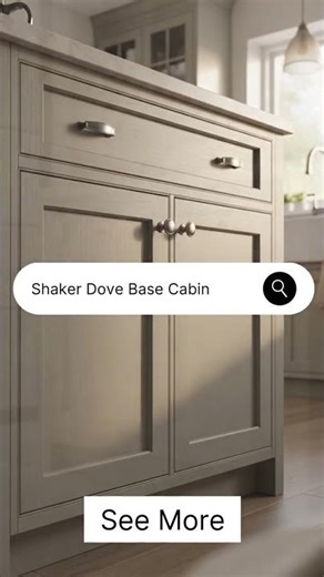Shaker Dove Base Cabinet