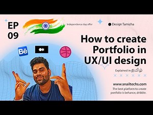 How create a portfolio Explained in Tamil (UX/UI) design