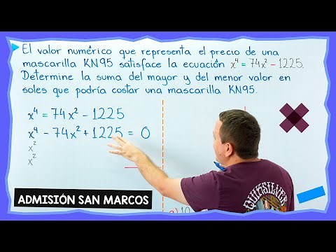 Examen de admisión San Marcos | Álgebra: ejercicio 1 (ecuaciones)