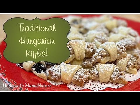 Traditional Hungarian Kiflis