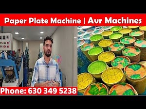Paper Plate Machine | Paper Plate Making Machine Price | Paper Plate Machine Automatic, Avr Machines