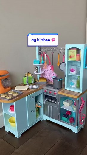Setting Up My New Kitchen - American Girl Doll Cooking and Toy Setup