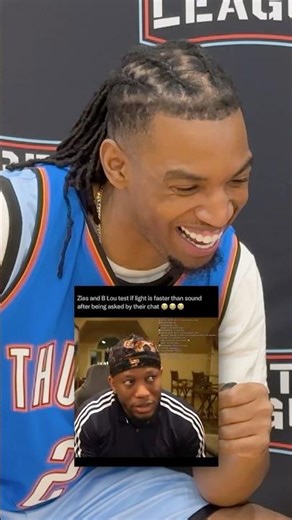 BLou & Zias explain their “Light vs. Sound” experiment. 😂😭