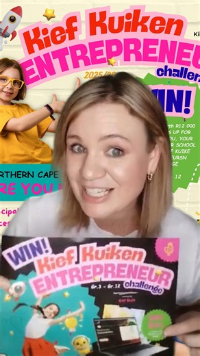 🌟 It’s Time to Hatch Your Big Idea! 🐣💡 The Kief Kuiken Entrepreneurs Competition (powered by Kief Skole) is officially OPEN! 🎉 Are you a creative thinker, a problem-solver, or someone who’s always coming up with new ideas? 💭💪 Then this is YOUR moment to shine! 🌈✨ 👩‍🎨👨‍🔧 Whether you’re in Grade 3 or Grade 12, you can become part of South Africa’s first youth entrepreneurial movement, where school learners turn their ideas into real products, sell them online, and compete to become Entr