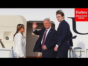 BREAKING: Trump Boards Plane Used For Air Force One From FL En Route To D.C. Ahead Of Inauguration