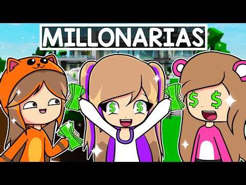 24 HORAS siendo MILLONARIAS en Brookhaven Roblox con Mandarina y Ela