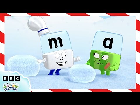 Snowy Weather Fun with the Alphablocks! ⛄ | Learn to Read | Alphablocks