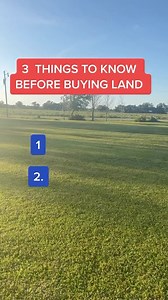 3 Things to Know before buying Vacant Land #buyland #land #landforsale | The Land Point