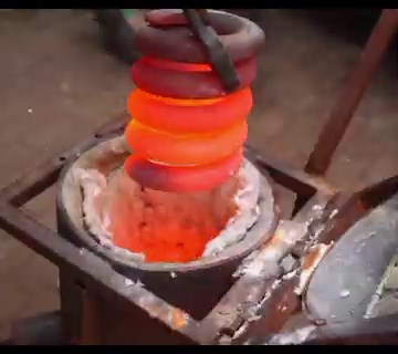 Forging a Historical Sword from Rusted Spring — From Scrap to Legend#shorts