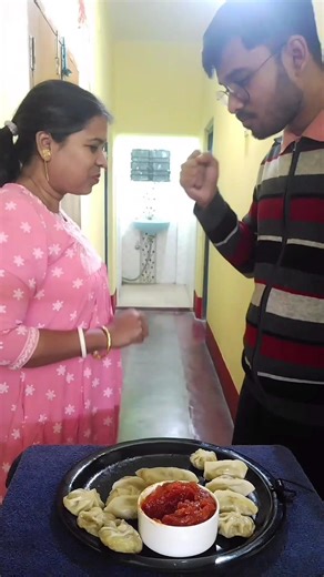 Momo Eating Challenge 😋