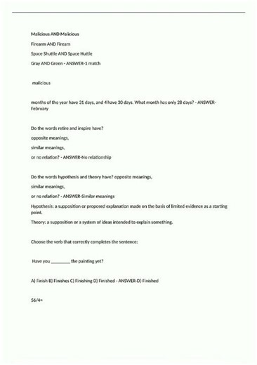 Latest Wonderlic SLE Test study guide with Answers1454 video