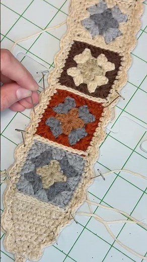 Wet Block Tutorial🧶 #crochet #crocheter #crochettutorial