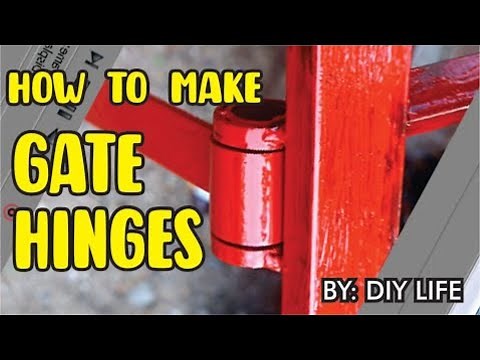 How to Make GATE HINGES AT HOME DIY PROJECT