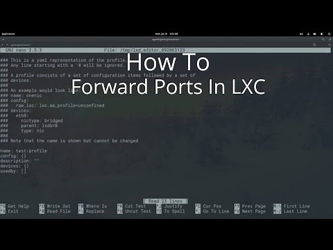 LXC Containers - Exposing Ports & Port Forwarding