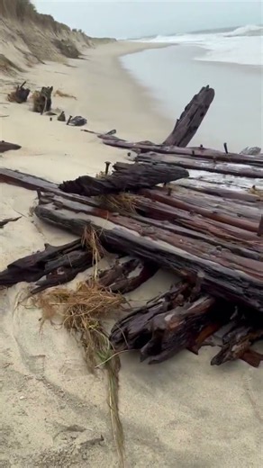 19th century shipwreck resurfaces on beach along Nantucket's south shore