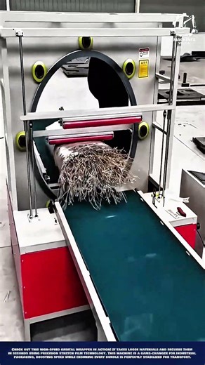 Smart Machine Orbital Wrapper to Secure Bulk Industrial Products