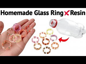 How to make Glass Ring at home Without Resin/DIY Homemade Glass Ring easy/making Best Ring Ever