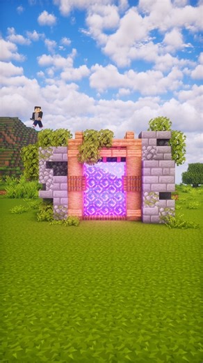 Minecraft Nether Portal Ideas #minecraft #minecraftbuild #minecraftbuilding #minecraftideas