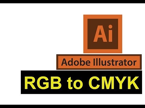 RGB to CMYK in Adobe illustrator| Adobe Illustrator CC|2017