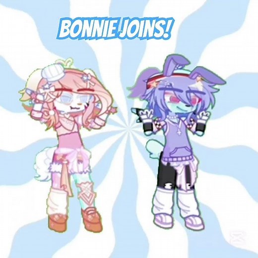 Bonnie joins the milkshake dance//my au//GL2//SB-fnaf// #gacha //part 2//
