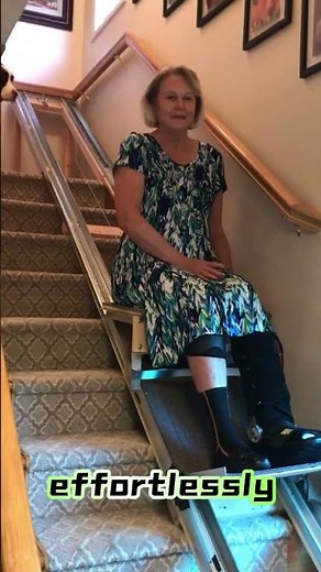 Smart Stair Lift for Seniors – Safe and Smooth Descent on Short Stairs Without Falling Risk
